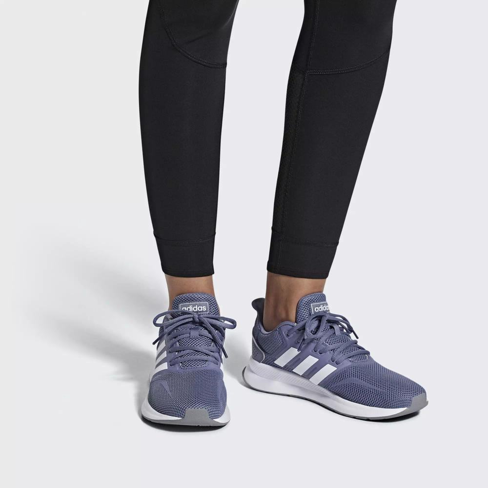 Adidas Runfalcon Tenis Para Correr Azules Para Mujer (MX-56266)
